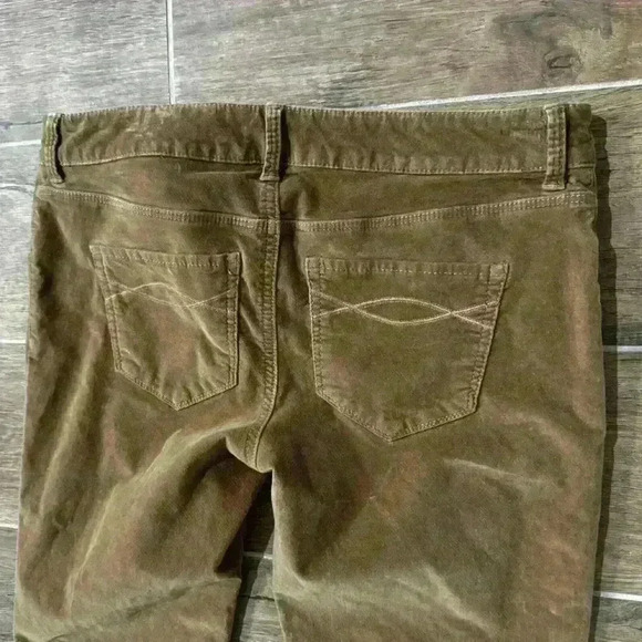 Abercrombie & Fitch Vintage Suede Straight Slim Pants Size 6 - Picture 4 of 6